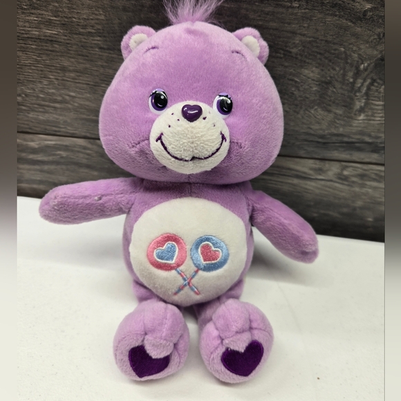 Care Bears Other - Care Bears "Share Bear" Plush Purple Toy Stuffed Animal 11' 2014
